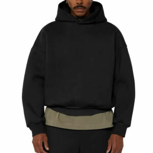Custom Hoodie 500gsm Heavyweight Puff Printing Hoodies Manufacturers Designer 100% Cotton Boxy Cropped Hoodie Men