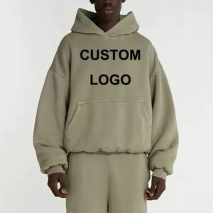 Custom Logo Men s Clothing Oversize Hooded Sweatshirt Heavyweight 100% Cotton Embroidery Patch Pullover Print Pocket Hoodie