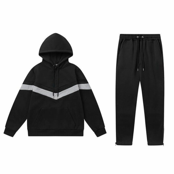 Custom Manufacturer Unisex Hoodie and Sweatpants Set Oversized Heavy Duty 500 Gsm Heavyweight French Terry Zip up Hoodie Men - 图片 2