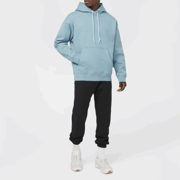 High Quality Streetwear Custom 500g Heavy Oversized Hoodie Solid Color French Cotton Fabric Essentials Hoodie Men Design Clothes - 图片 3