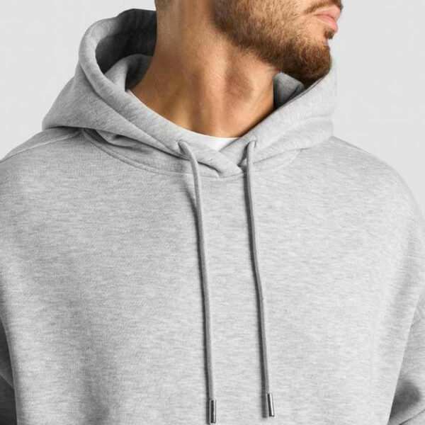 High Quality Men's Heavyweight Cotton Fleece Hoodie Oversized Breathable Kangaroo Pocket Sweatshirt Boxy Fit Hoodie for Winter - 图片 3