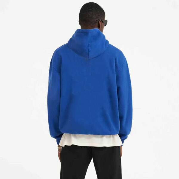 High Quality Custom Heavyweight 500 Gsm 100% Cotton Hoodie Manufacturers Oversized French Terry Boxy Cropped Hoodie Pullover Men - 图片 4