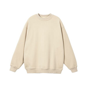 OEM Blank French Terry Fleece Custom Crewneck Oversized Sweatshirt Cotton Drop Shoulder Luxury Men Hoodies Clothing 2025