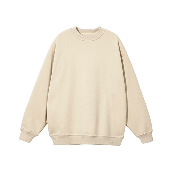 OEM Blank French Terry Fleece Custom Crewneck Oversized Sweatshirt Cotton Drop Shoulder Luxury Men Hoodies Clothing 2025