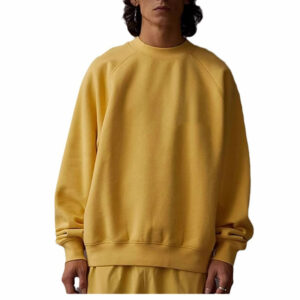 Oversized Fit Crewneck Sweatshirts Blank 100% Cotton Raglan Sleeves Sweatshirts Hoodies Custom logo Hoodies Manufacturer