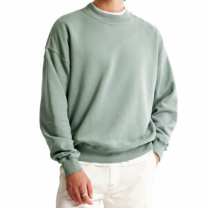 ustom Luxury Quality Men's Sweatshirt Cotton Rib Crewneck Streetwear Drop Shoulder Pullover Men's Hoodies & Sweatshirts
