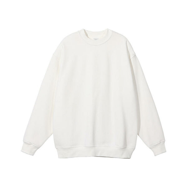 OEM Blank French Terry Fleece Custom Crewneck Oversized Sweatshirt Cotton Drop Shoulder Luxury Men Hoodies Clothing 2025 - 图片 2
