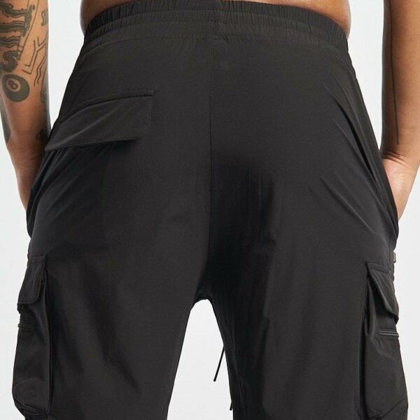 Custom Logo Summer Men's Cargo Shorts Plus Size Zip Pockets Plain Blank Lightweight Causal Sports Gym Shorts for Men - 图片 4